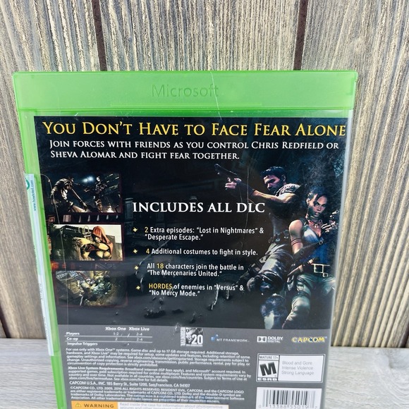 Resident Evil 5 (Microsoft Xbox One, 2016) - Picture 11 of 13